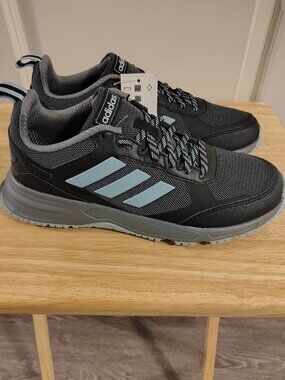 Adidas Terrex Trail Running Shoes Black Grey Men Size 9 NWT